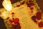 wedding menu