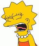 Lisa Simpson yelling