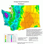 WA state rain stats