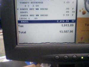 everything bagel at Whole Foods